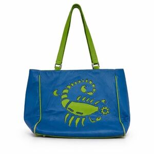 Bolsa Vintage Tote Bag Scorpion Pop Art Graphic Scorpio Y2k Faux Leather